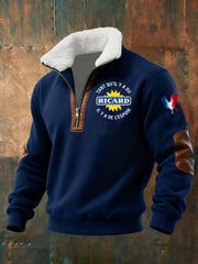 Chandail à capuchon zippé Ricadrd Baggy Homme