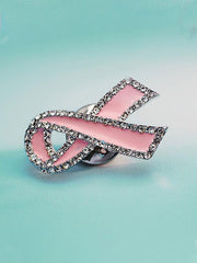 Broches de ruban rose cancer du sein pour femmes
