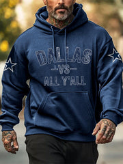 Sweat à capuche de football américain pour hommes