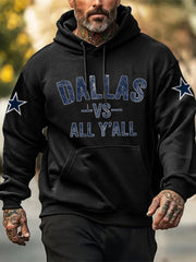 Sweat à capuche de football américain pour hommes