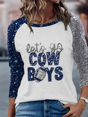 T-shirt à manches longues American Football Femme