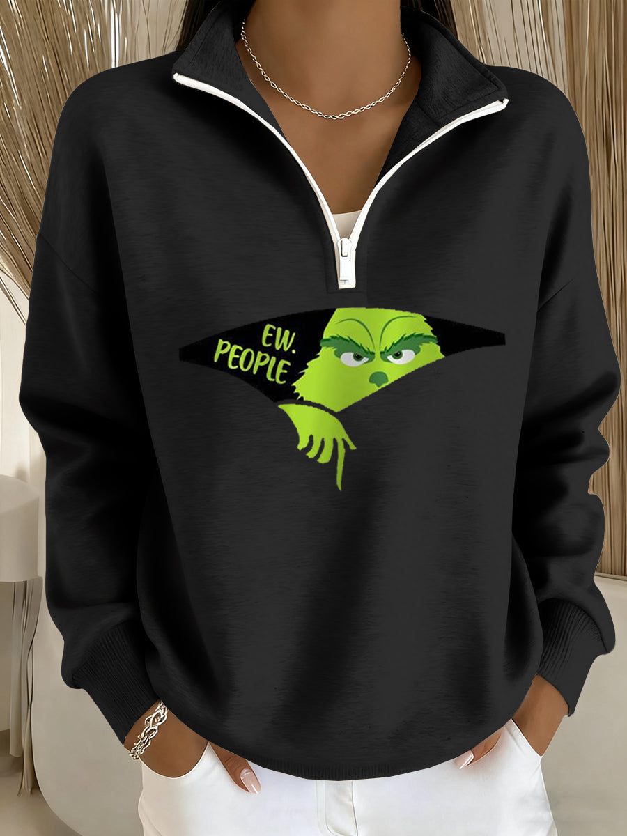Funny Christmas EW People Print Top pour femmes