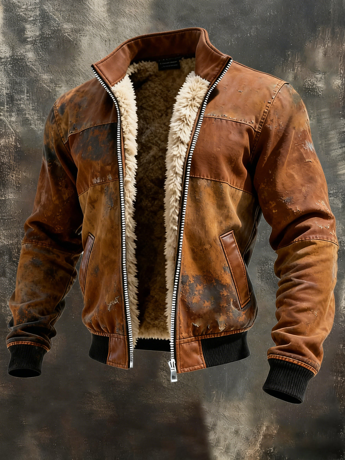 Veste d'extérieur Vintage Warm pour hommes