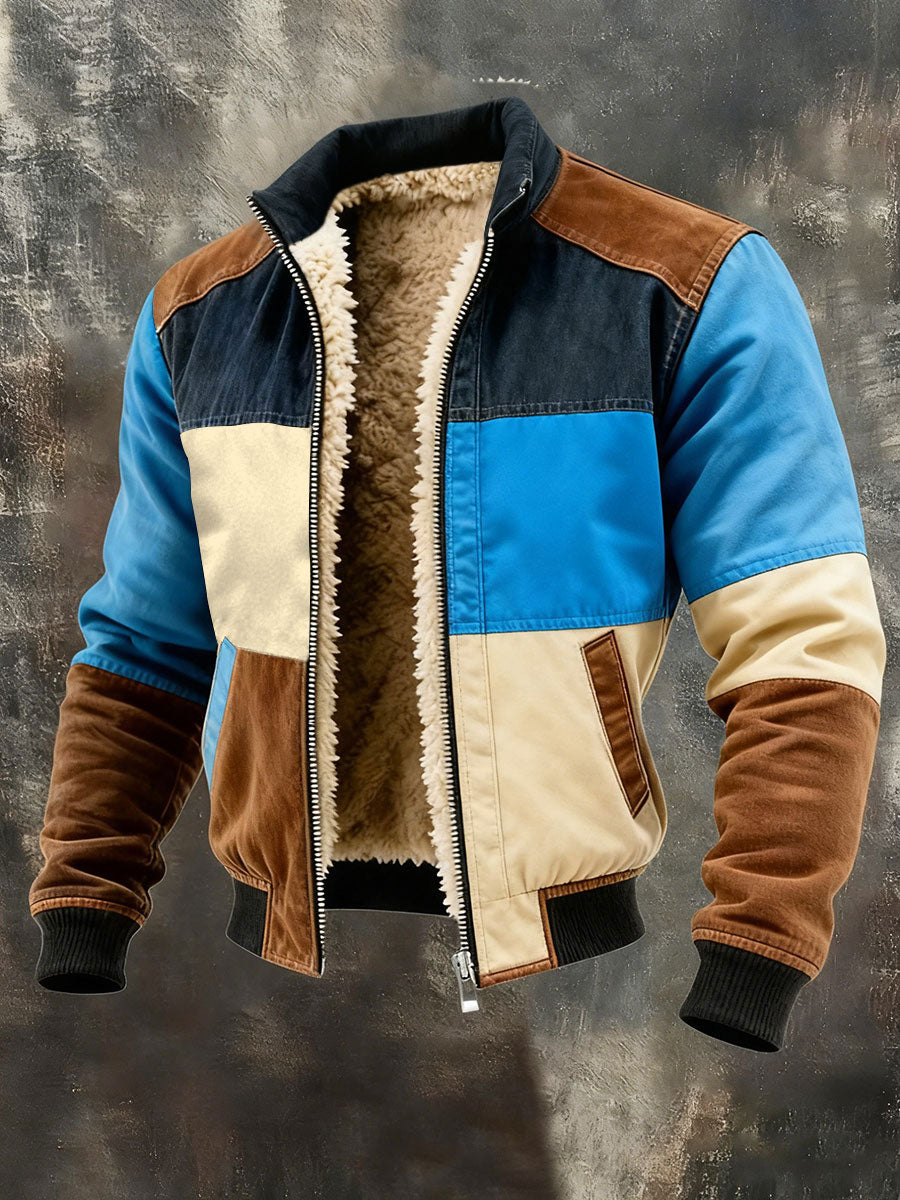Veste d'extérieur Vintage Warm pour hommes