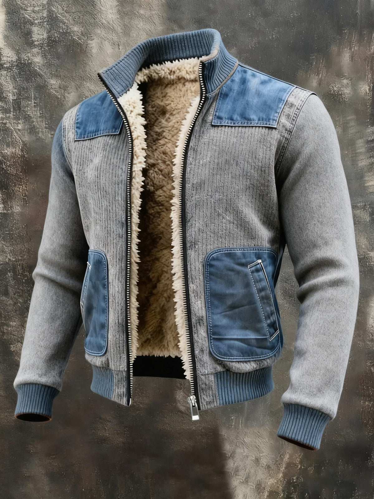 Veste d'extérieur Vintage Warm pour hommes