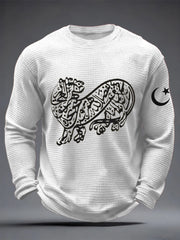 Haut drôle de gaufre arabe des hommes