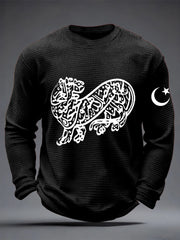 Haut drôle de gaufre arabe des hommes