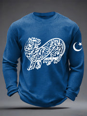 Haut drôle de gaufre arabe des hommes