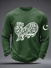 Haut drôle de gaufre arabe des hommes