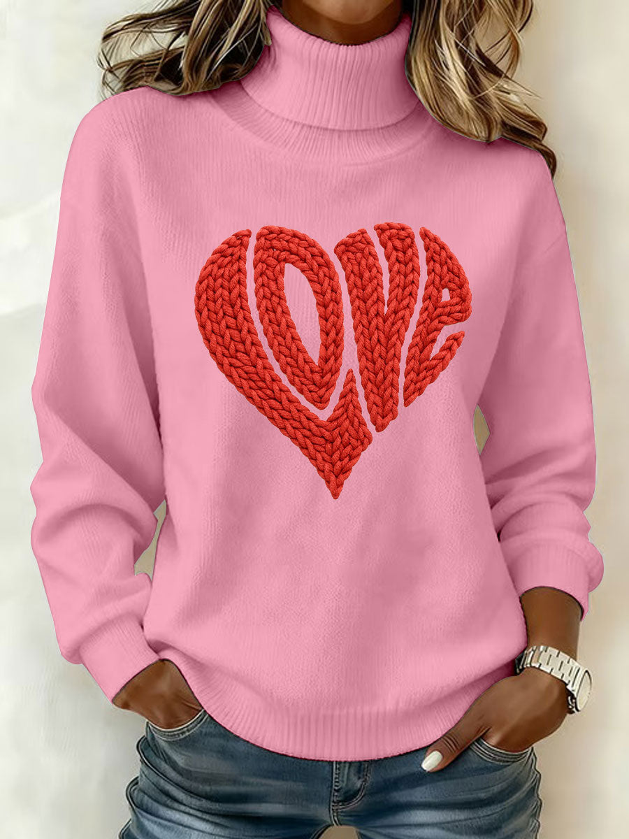 Haut Décontracté Imprimé LOVE Femme