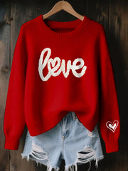 Haut Décontracté Imprimé LOVE Femme