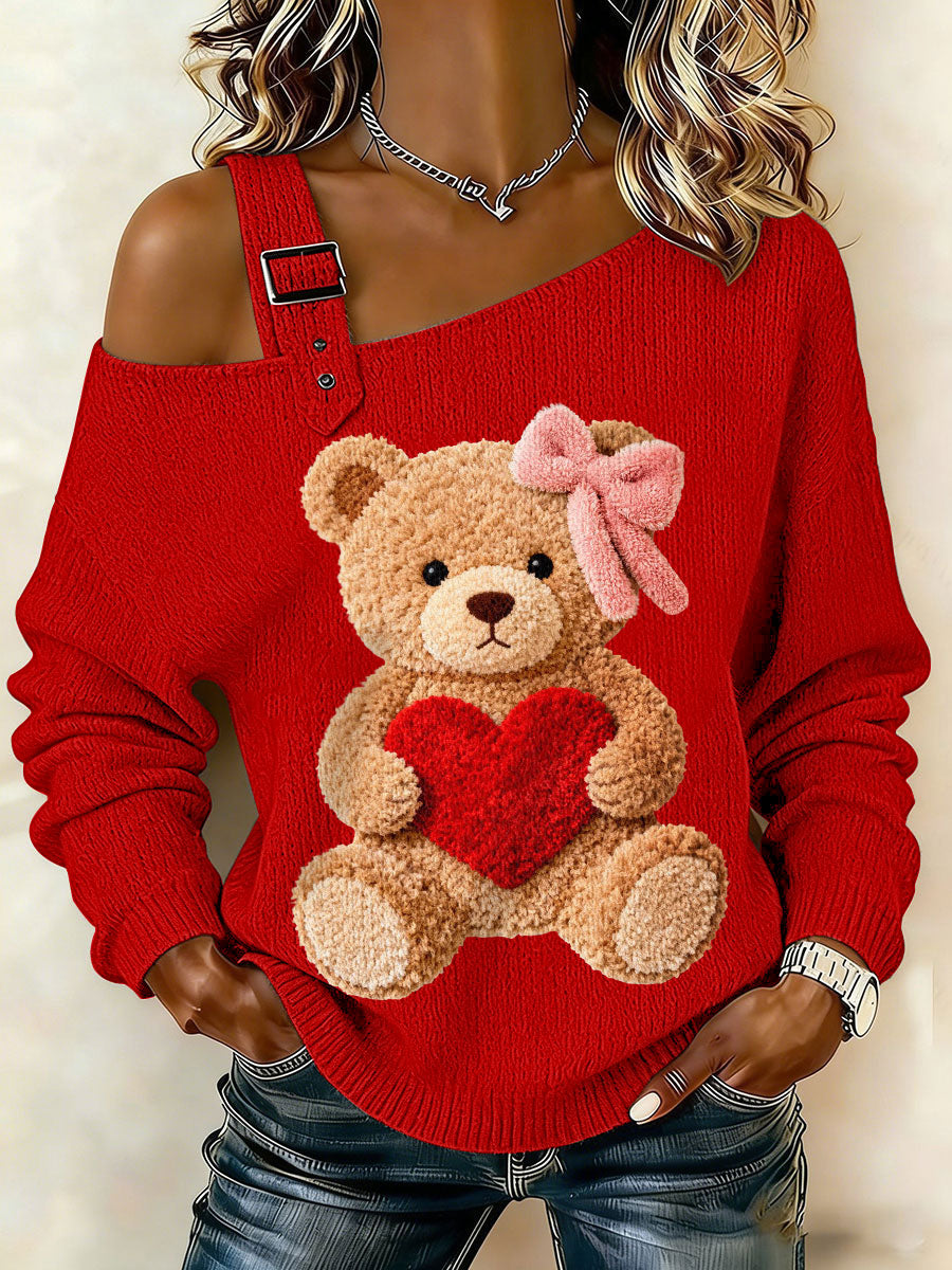 Hauts d'ours en peluche pour femmes Saint Valentin