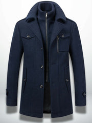 Manteau de laine chaud pour hommes