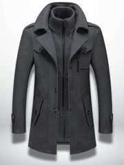 Manteau de laine chaud pour hommes