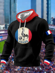 Sweat à capuche imprimé France Soccer pour homme