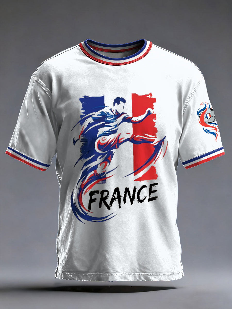 T-shirt imprimé France Soccer Homme