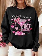 Sweat-shirt décontracté Valentin Femme