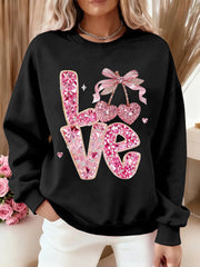 Sweat-shirt décontracté Valentin Femme