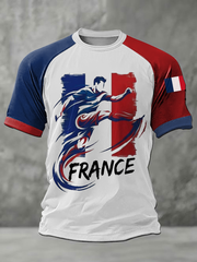 T-shirt à manches courtes France Soccer pour homme