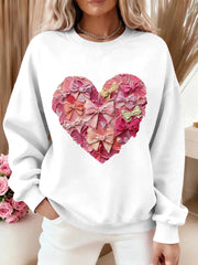 Femmes Valentine Peinture à l'huile Art Design Sweatshirt