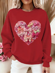 Femmes Valentine Peinture à l'huile Art Design Sweatshirt