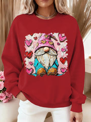 Femmes Valentine Peinture à l'huile Art Design Sweatshirt