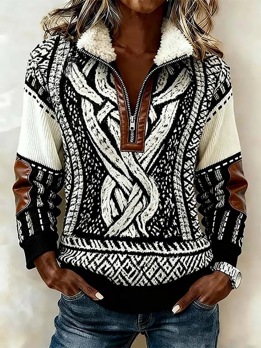 Haut Décontracté Western Style Femme