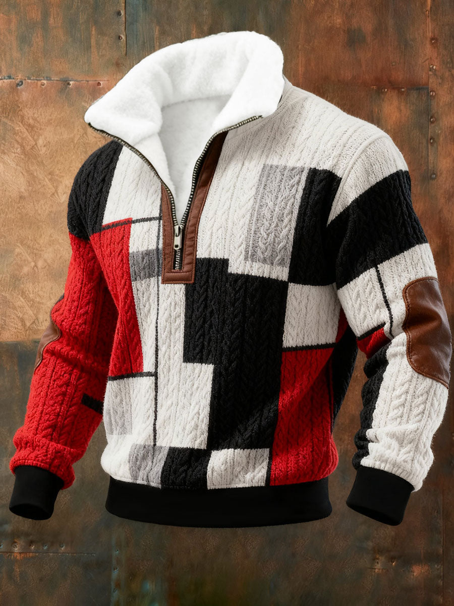 Sweat Géométrique Art Polaire Homme