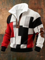 Sweat Géométrique Art Polaire Homme