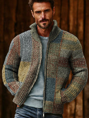 Veste à glissière Geometric Art Homme