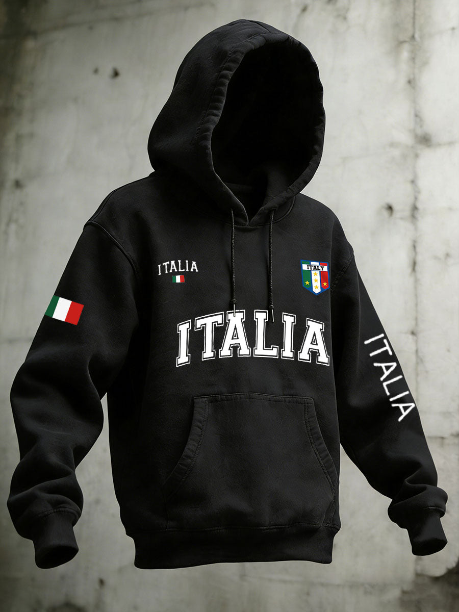 Hoodies du drapeau italien des hommes
