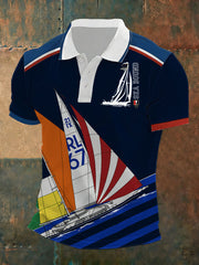 Chemise imprimée Sailing Anchor pour homme