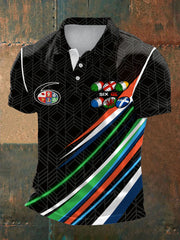 Hommes de Rugby Lover Game of Nations Imprimé Casual Tops