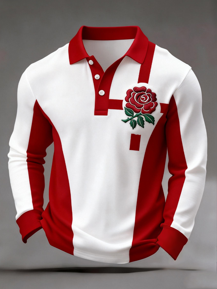 Chemise à manches longues England Rugby Lover pour homme