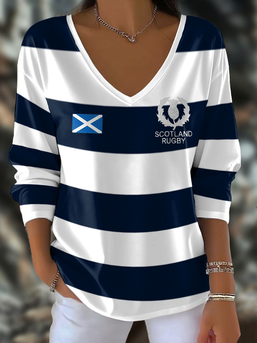 T-shirt imprimé Scotland Rugby Lover pour femme
