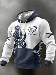 Sweat à capuche imprimé pour homme Scotland Rugby Lover