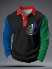 Hauts décontractés imprimés Nations of Rugby Lover pour hommes