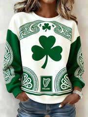 Sweat-shirt Ireland Rugby Lover Imprimé Femme