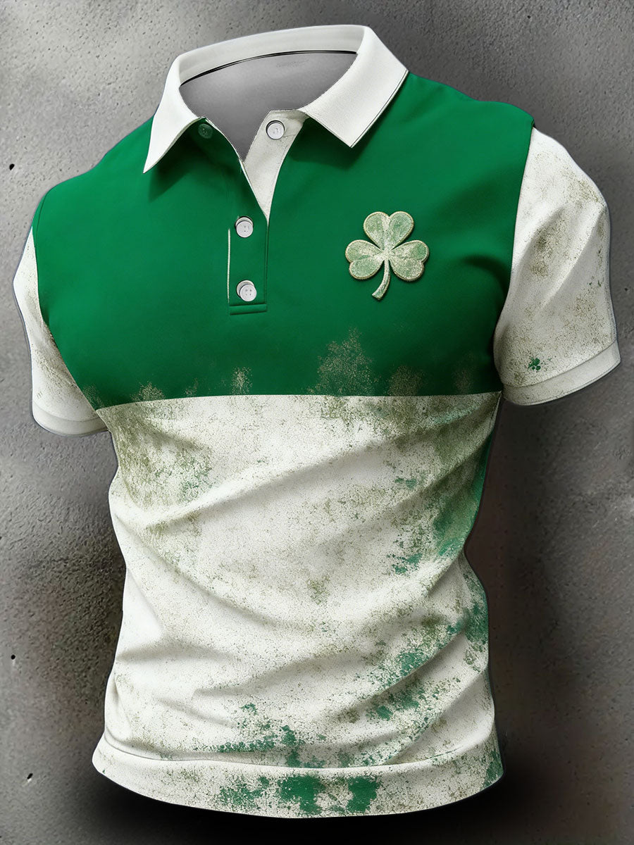 Hommes Irlande Rugby Lover Imprimé Casual Tops