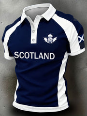 Hauts décontractés imprimés pour hommes Scotland Rugby Lover