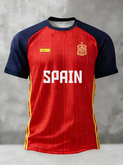 T-shirt à manches courtes Spain Football pour homme
