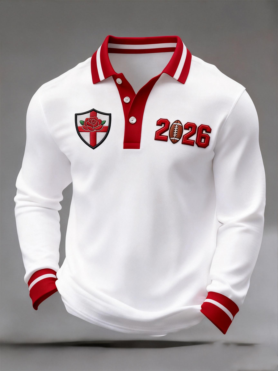 Chemise à manches longues England Rugby Lover pour homme