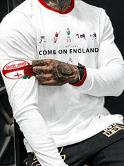 Tops imprimés pour hommes England Rugby Lover