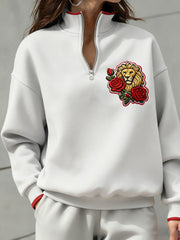 Sweat-shirt à imprimé England Rugby Lover Femme