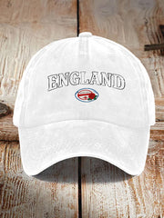 Unisexe Angleterre Rugby Lover Imprimé Hat