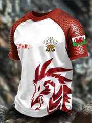 T-shirt à imprimé pour homme Wales Welsh Rugby Lover