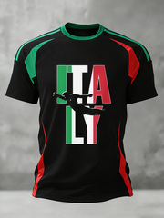 T-shirt à manches courtes Italia Rugby Homme