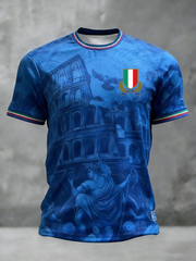 T-shirt à manches courtes Italia Rugby Homme