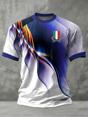 T-shirt Italy Rugby à manches courtes pour homme