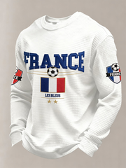 Sweatshirt équipage De Football Waffle Crewneck pour homme